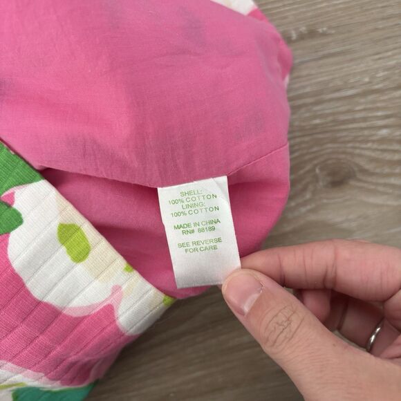 Lilly Pulitzer Dress Size 0 Hotty Pink Sleeveless Sheath V Neck Kiki Mini - Picture 8 of 9